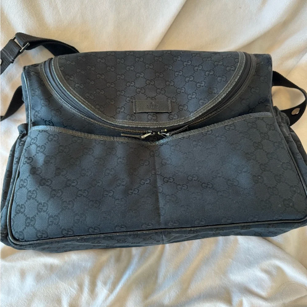 GUCCI GG CANVAS DIAPER BAG. Prelove - Picture 2 of 12